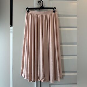 H&M Soft Pink A-Line Skirt size M